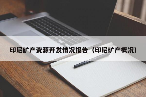 印尼矿产资源开发情况报告（印尼矿产概况）