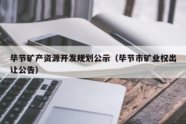 毕节矿产资源开发规划公示（毕节市矿业权出让公告）
